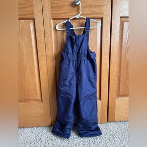 Cat & Jack Navy blue snow pants with adjustable straps, 3T